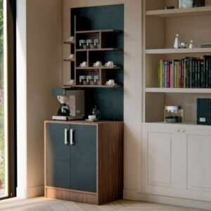 Home Coffee Corner Gallery 200x40x70 Bottom * Black