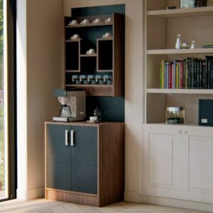 Home Coffee Corner Gallery 200x40x70 Bottom * Black