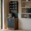 Home Coffee Corner Gallery 200x40x70 Bottom * Black