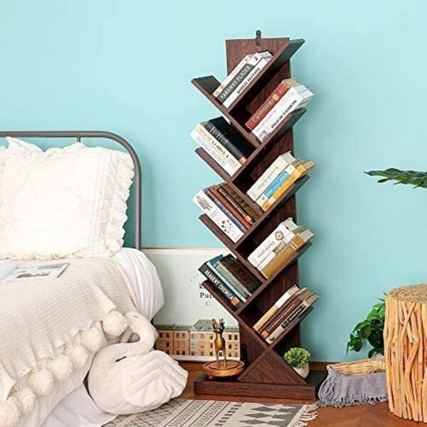 Tree Bookshelf 9-Tier Book Rack