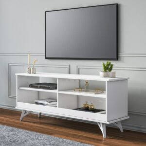 هوم جاليري حامل تلفزيون - أبيض 140 ×43 × 38