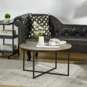 Side Table - Brown 45X80X80