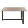 Metal Manufactured Wood Coffee Table 92x60