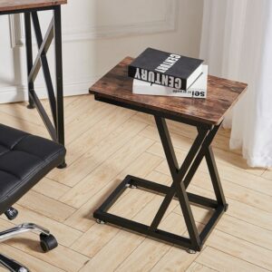 C-Shape Coffee Table - Brown 58X48X30