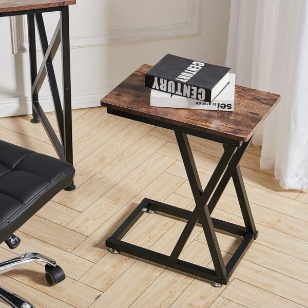 C-Shape Coffee Table - Brown 58X48X30