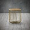 Cage Table Beige 42X39X39