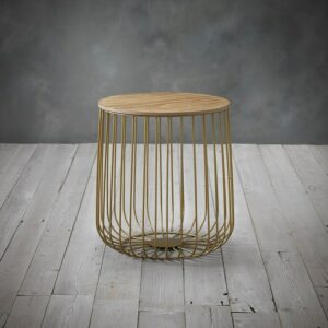 Cage Table Beige 42X39X39