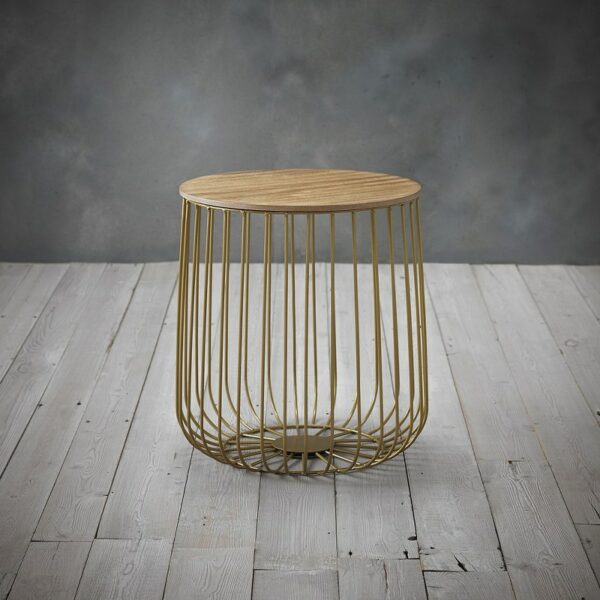 Cage Table Beige 42X39X39