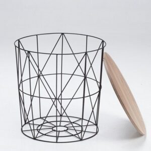 Cage Side Table - Beige 40X40X40