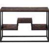 2 Layer Side Console Table Hall Storage Shelf 80x120x30