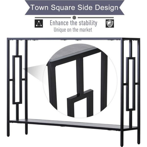 Console Table Home Furniture - Black; Grey 75X106X25