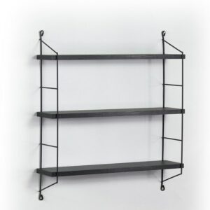 Black Floating Shelves - Black 68X60X15