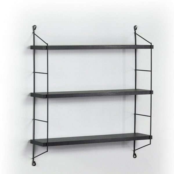 Black Floating Shelves - Black 68X60X15