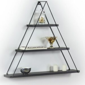 Amazing Floating Shelves 3 Tiers - Black 61X74X15