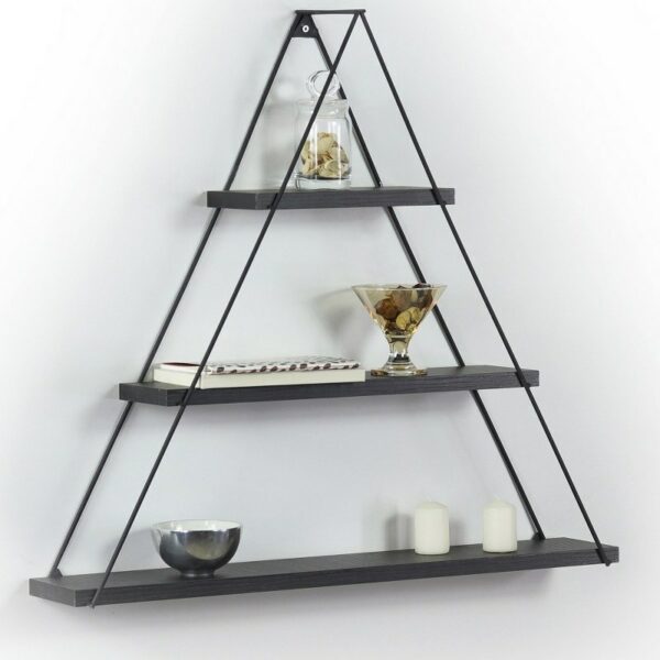 Amazing Floating Shelves 3 Tiers - Black 61X74X15