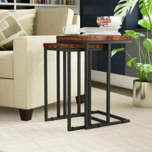 Wood Table Nesting Tables 66x40