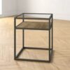Tall Frame End Table 62x20
