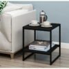 Tall End Table BLACK 45X40X40