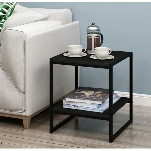 Tall End Table BLACK 45X40X40
