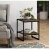 Tall End Table BROWN 45X40X40