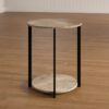 Tall AND Floor Shelf End Table 60x53x53