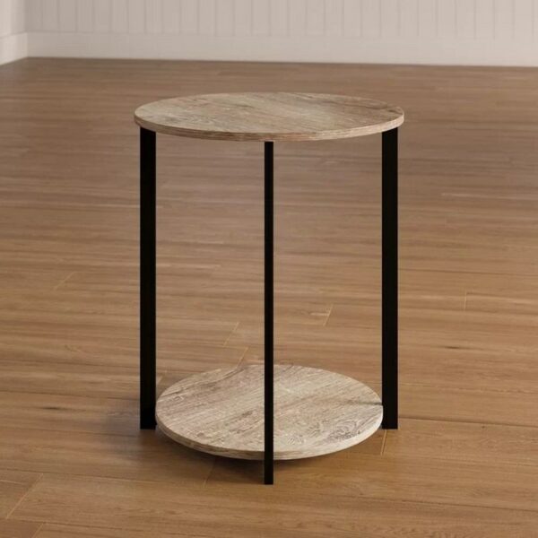 Tall AND Floor Shelf End Table 60x53x53