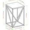 End Table 61X40X40