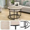 2 Piece Frame Coffee Table Sets - GRAY 50X80X80
