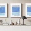 Canvas Wall Art, Abstract Framed Portrait of Hand Painted Illustrations