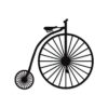 Decorative Classic Bike wood wall Art 80X80 cm