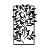 Decorative tree leaves wood wall Art 55x80 cm