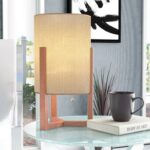 هوم جاليري اباجورة ترابيزة 15X30 سم بيج