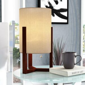 هوم جاليري اباجورة ترابيزة 15X30 سم بني