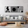 Geometric Unique wood Wall Art - Set of 3 Panel Each 60x60
