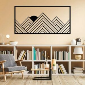 Beautiful Mountain Wood Wall Art 60x120
