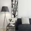 Decorative Bambo wall Sticker art 3 panels 40X125 cm