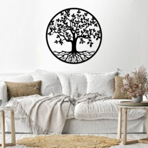 Decorative tree of life wall Sticker  art 80X80 cm