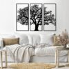 Decorative Winter Tree wall Sticker art 80X130 cm