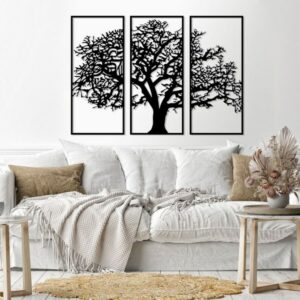 Decorative Winter Tree wall Sticker art 80X130 cm
