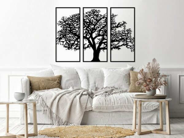 Decorative Winter Tree wall Sticker art 80X130 cm