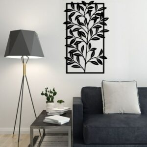 Decorative tree leaves wall Sticker art 55x80 cm