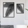 بالم تري ارت - طقم 2 لوحة 80 × 60 - 60 × 40