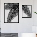 بالم تري ارت - طقم 2 لوحة 80 × 60 - 60 × 40