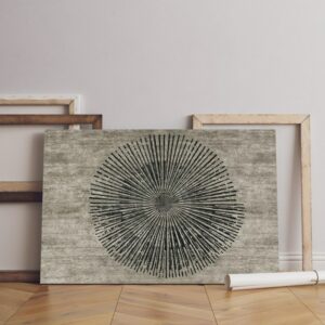 innovation lines geometry canvas Printed wall art