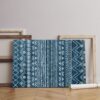 geometric canvas ikat-aztec-ethnic-seamless-pattern Printed wall art