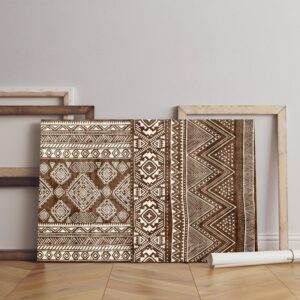 geometric canvas ikat-aztecs-pattern-design Printed wall art