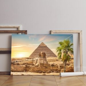 view great sphinx Printed canvas wall art