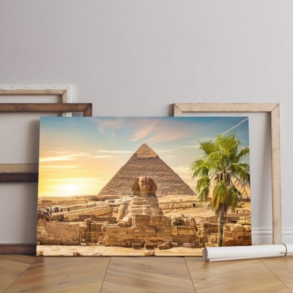 view great sphinx Printed canvas wall art