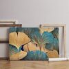 Beautiful Zontiki zoloto canvas sinie Printed  wall art