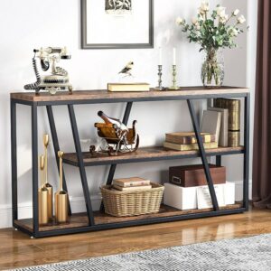 طاولة دخول 3 طبقات مع تخزين 150x75x30